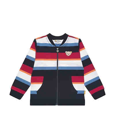 Sweatjacke Under The Surface mit Rippbündchen Sweatjacken