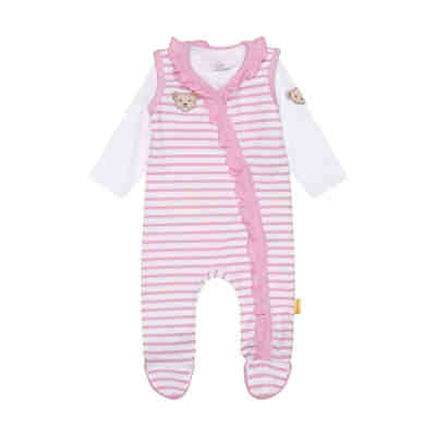 Set Strampler + T-Shirt langarm Beach Please Strampler