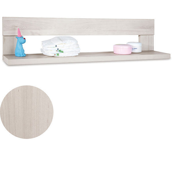 Wandregal PEPPER, Esche grau