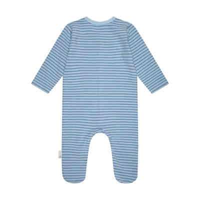 Strampler langarm Baby Organic Half Moon gestreift Strampler 2