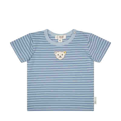 T-Shirt kurzarm Baby Organic Half Moon mit Teddykopf T-Shirts