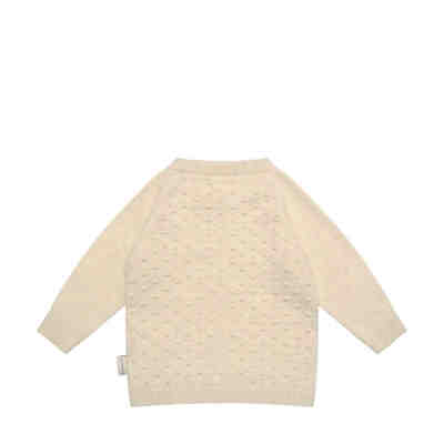 Strickjacke Baby Organic Half Moon mit Holz-Teddybärknöpfen Strickjacken 2