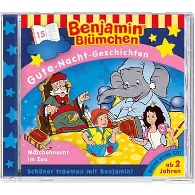 CD Benjamin Blümchen - Gute Nacht Geschichten - Die Märchennacht im Zoo
