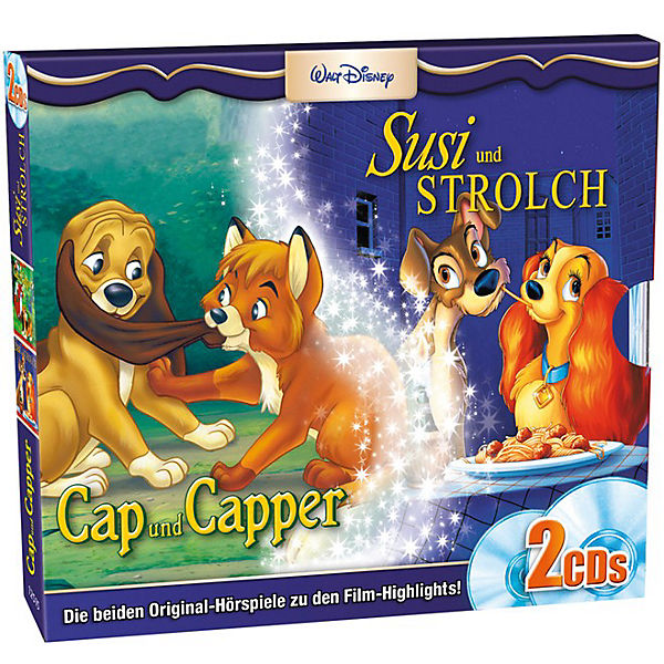 CD Disney Doppel CD - Cap und Capper und Susi und Strolch