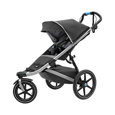 "Thule Urban Glide 2, Jogging-Buggy mit Kinderkörbchen, Dark Shadow