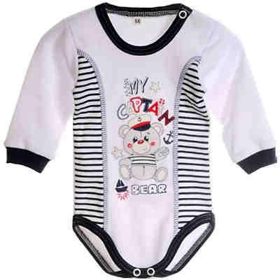 Baby Body Langarmbody 3er Set Bodys für Kinder 2