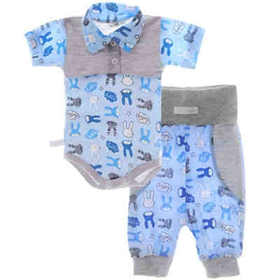 Body und 3/4 Hose 2Tlg. Baby Anzug Bodys für Jungen 2