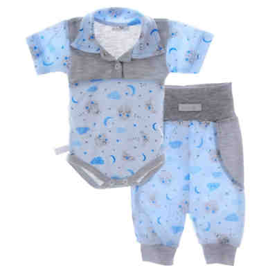 Body und 3/4 Hose 2Tlg. Baby Anzug Bodys für Jungen 2