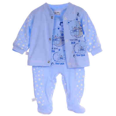 Baby Set Strampler Mütze und Hemdchen Strampler für Jungen