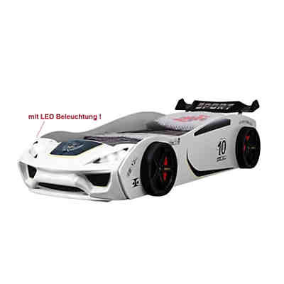 Autobett TURBO V2 im Rennwagen-Design mit Lattenrost 2