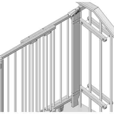 Zusatzklemmen für Treppenschutzgitter 2735, 2733, natur 2