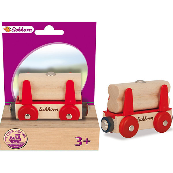 Eichhorn Bahn, Wagon mit Holzladegut, 2-tlg.