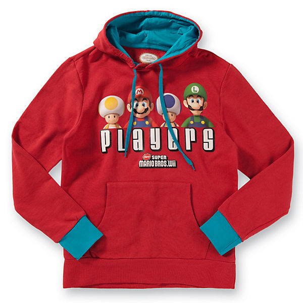 Nintendo Kapuzenpullover Super Mario Bros Players -S- rot
