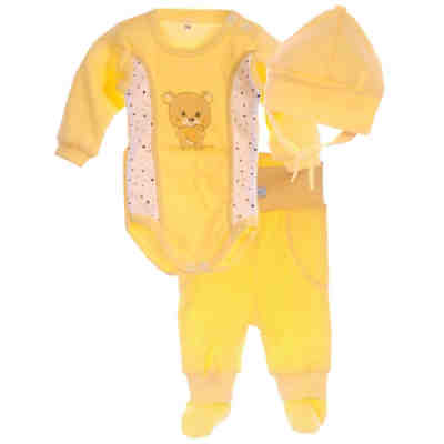 Body Hose und Mütze 3Tlg. Baby Anzug Bodys für Kinder