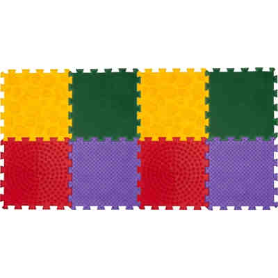 Orthopädische Sensomotorik Fußmassagematte für Kinder (3er-Set), 26 x 26 cm 2