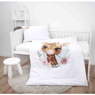 Kinderbettwäsche Giraffe "Made in Green", Renforcé, 100 x 135 cm + 40 x 60 cm 2