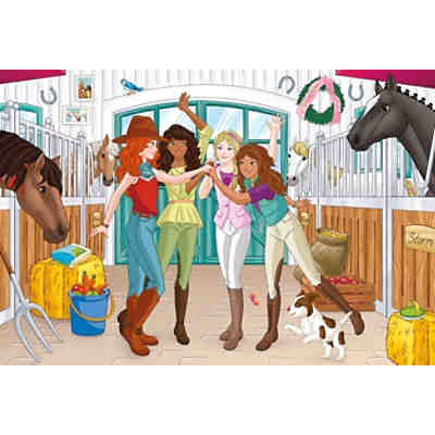 Puzzle-Box Schleich Horse Club, 2x60, 2x100 Teile im Metallkoffer 2