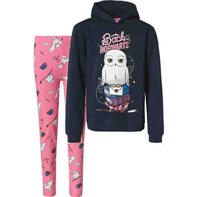 Harry Potter Set Kapuzenpullover + Leggings für Mädchen, Recycelt