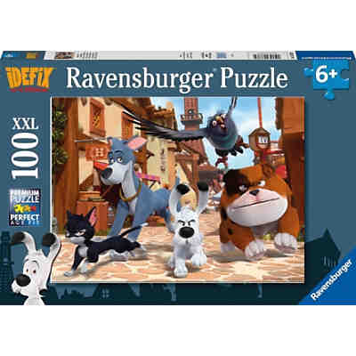 Kinderpuzzle 13336 - Idefix und die Unbeugsamen - 100 Teile XXL Idefix Puzzle