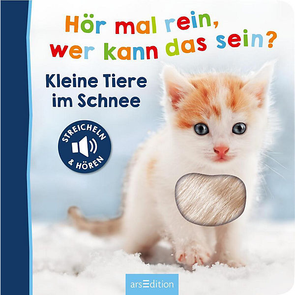 Hör mal rein, wer kann das sein? - Kleine Tiere im Schnee