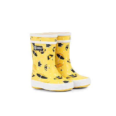 Stiefel Baby Flac Theme gelb/marineblau 2