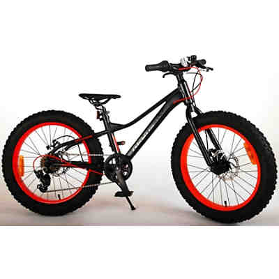 Gradient Kinderfahrrad - Jungen - 20 Zoll - Schwarz Orange Rot - 6-Gang - Prime Collection 2