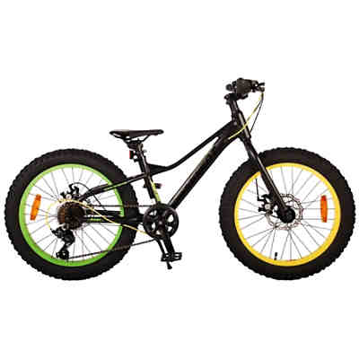 Gradient Kinderfahrrad - Jungen - 20 Zoll - Schwarz Gelb Grün - 6-Gang - Prime Collection