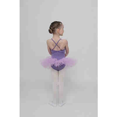 Ballett Tutu Kim mit Spaghettiträgern, 3 Lagen Tüll Ballettkleider für Mädchen 2