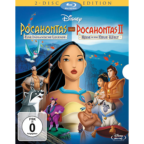 BLU-RAY Disney's - Pocahontas 1 & 2