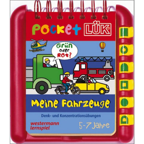 pocket LÜK: Meine Fahrzeuge, Kontrollgerät mit Spiralbuchblock