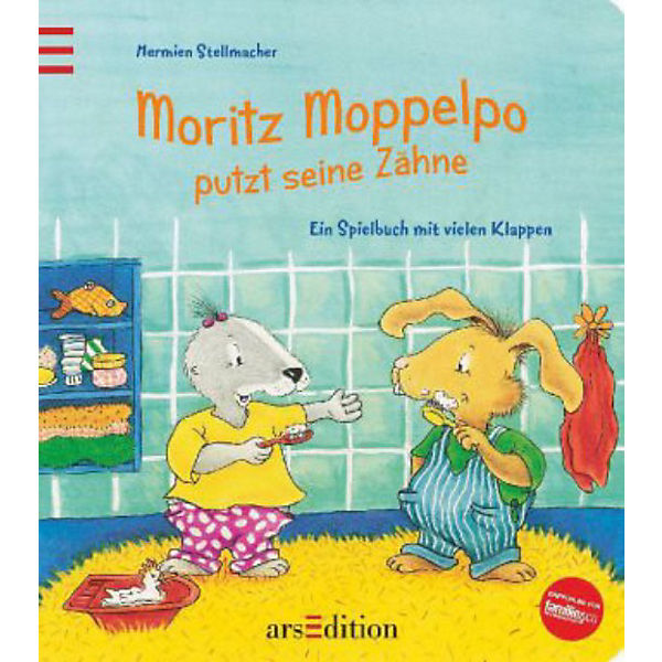 Moritz Moppelpo putzt seine Zähne