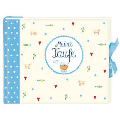 Meine Taufe, Eintragalbum hellblau