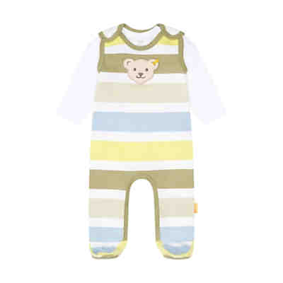 Set Strampler + T-Shirt langarm Roarsome im Streifen-Look Strampler