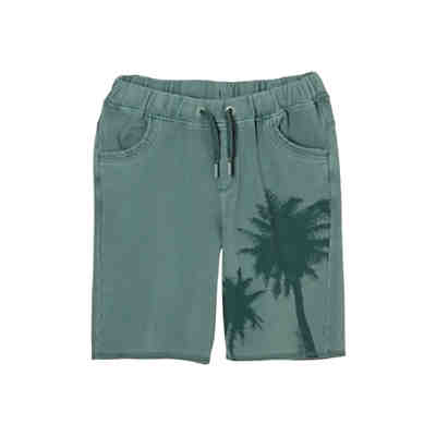 Sweat-Bermuda mit Print Stoffhosen für Jungen