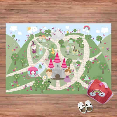 Vinyl-Spielteppich Märchenland - Der Weg zum Schloss 2