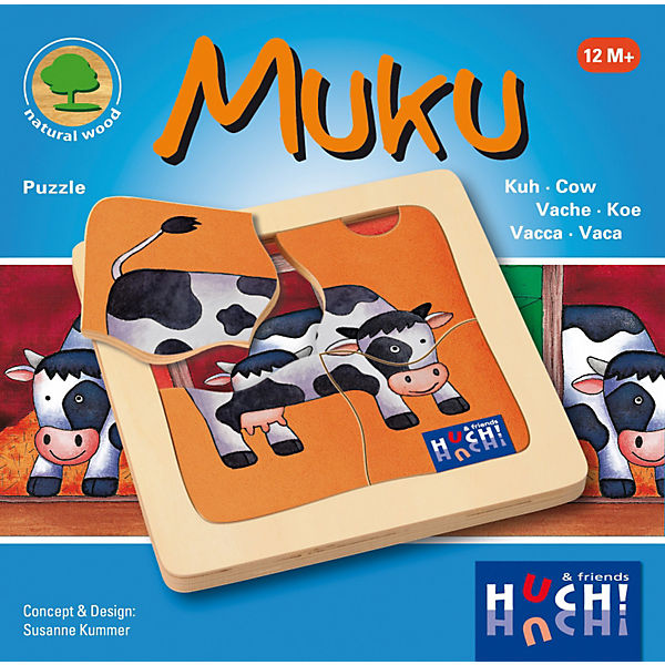 Holzpuzzle Muku 4 Teile