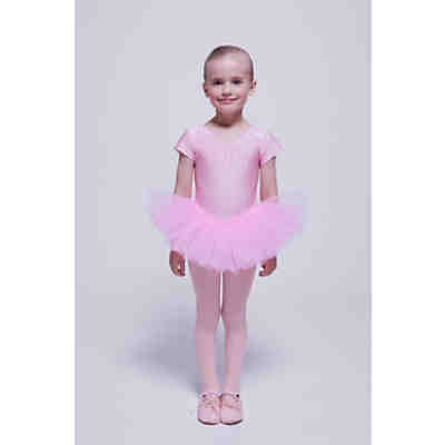 Ballett Tutu Alina Kurzarm, glänzend, 3 Lagen Tüll Ballettkleider für Mädchen 2