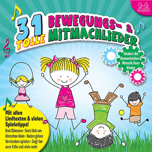 CD Various 31 - tolle Bewegungs- und Mitmachlieder