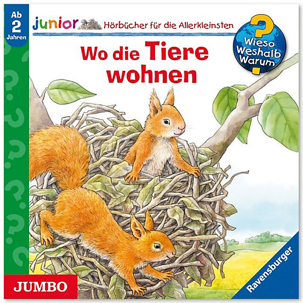 CD Wieso? Weshalb? Warum? Junior - Wo die Tiere wohnen