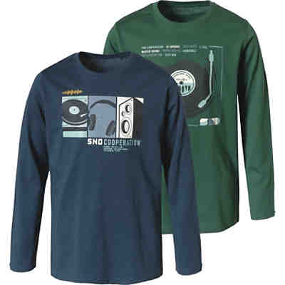 Langarmshirt Doppelpack für Jungen