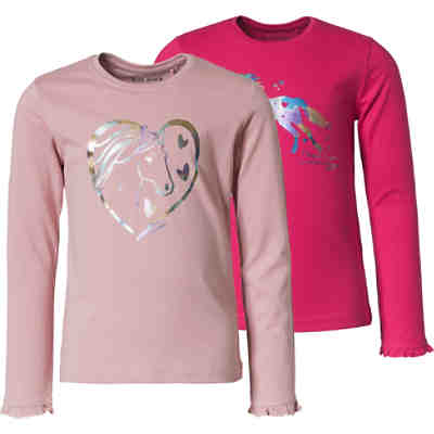 Langarmshirt Doppelpack für Mädchen