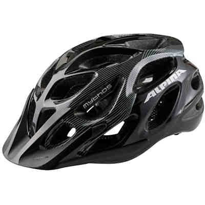 ALPINA Fahrradhelm Mythos Gr.57-62, black-white lines
