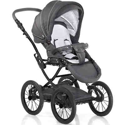 Kombi Kinderwagen Classico mit Wickeltasche & Handwärmer, grau 2