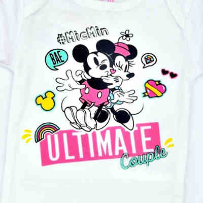 Kurzarmbody Baby Disney Minnie Maus für Mädchen 2