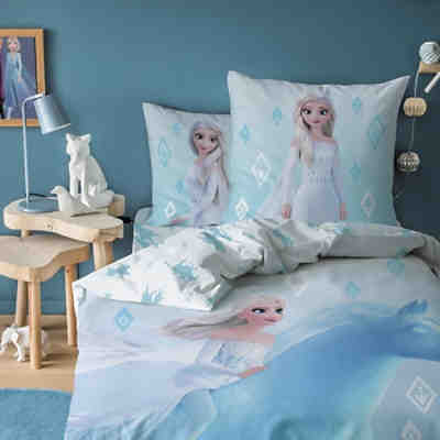 Wende-Kinderbettwäsche Disney Home Frozen 2 Show Yourself, Renforcé, 135 x 200 + 80 x 80 cm 2