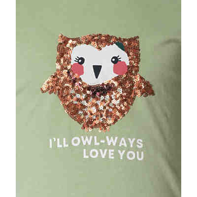 Langarmshirt für Mädchen, Pailletten 2