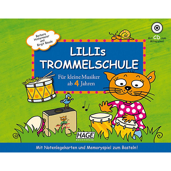 Lillis Trommelschule, mit Audio-CD