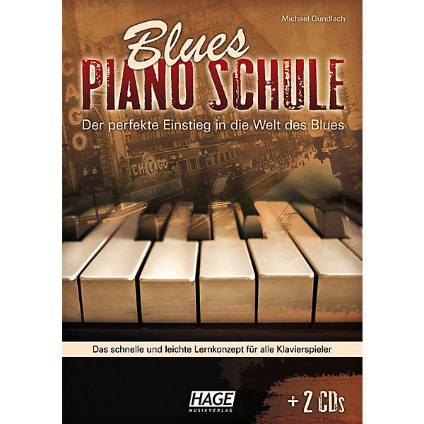 Blues Piano Schule, mit 2 Audio-CDs