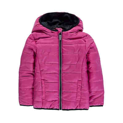Girls Steppjacke mit Kapuze und reflektierenden Details Outdoorjacken