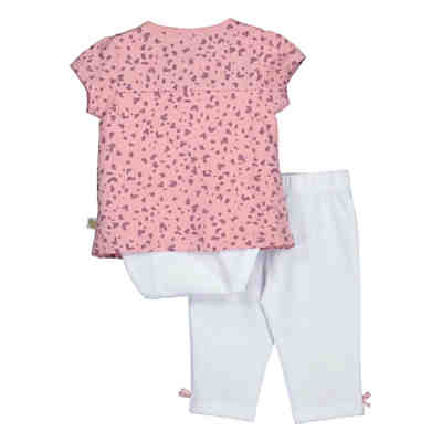 New Born Baby Girls Set Bodyshirt und Hose Stoffhosen 2